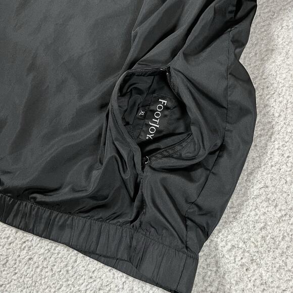 Footjoy Pullover Mens XL Black TPC Golf Windbreaker Shell Long Sleeve Jacket - Picture 6 of 15